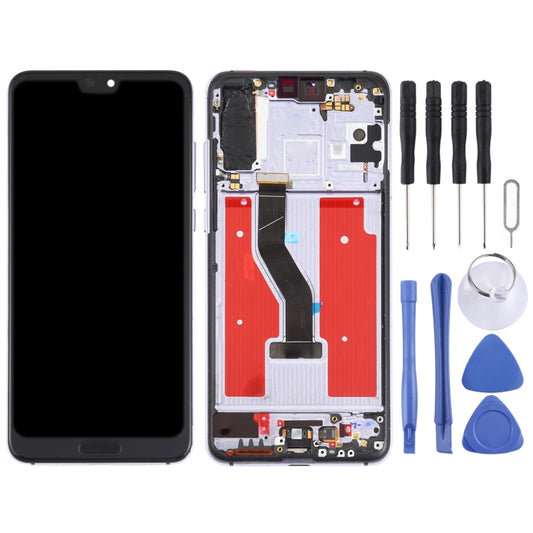 Original OLED LCD Screen for Huawei P20 Pro Digitizer Full Assembly with Frame(Twilight) - LCD Screen by buy2fix | Online Shopping UK | buy2fix