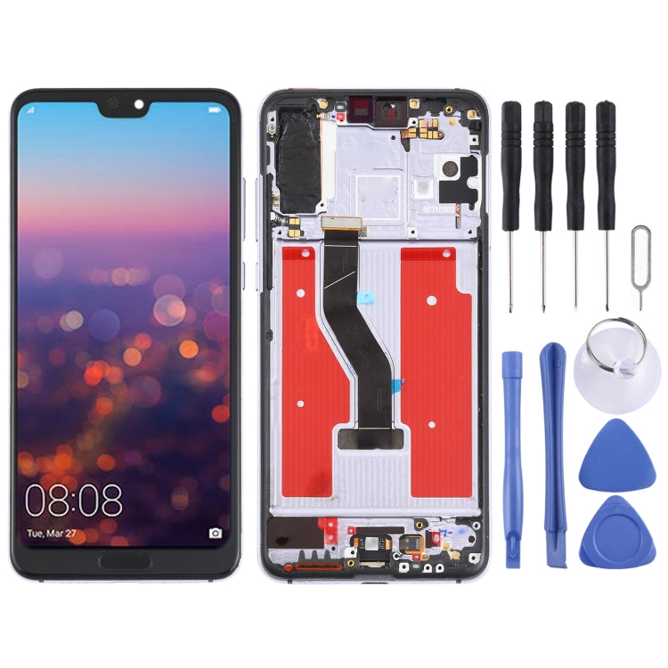 Original OLED LCD Screen for Huawei P20 Pro Digitizer Full Assembly with Frame(Twilight) - LCD Screen by buy2fix | Online Shopping UK | buy2fix