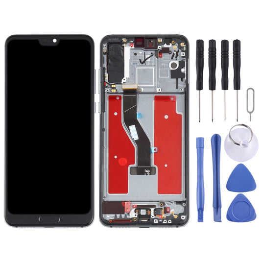 Original OLED LCD Screen for Huawei P20 Pro Digitizer Full Assembly with Frame(Blue) - LCD Screen by buy2fix | Online Shopping UK | buy2fix