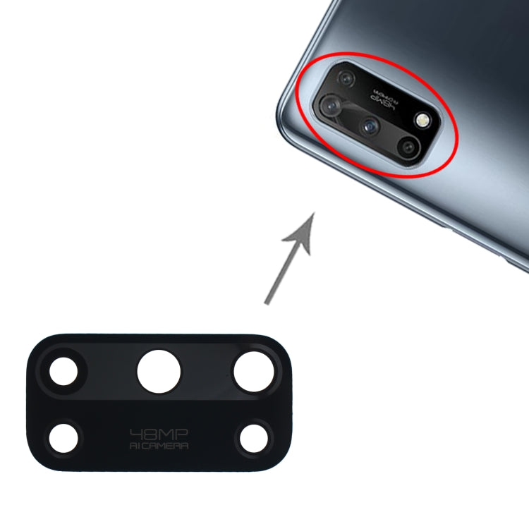 For OPPO K7x PEAM00 10pcs Back Camera Lens by buy2fix