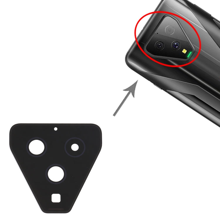 10 PCS Back Camera Lens for Xiaomi Black Shark 3 KLE-H0 KLE-A0 - Camera by buy2fix | Online Shopping UK | buy2fix