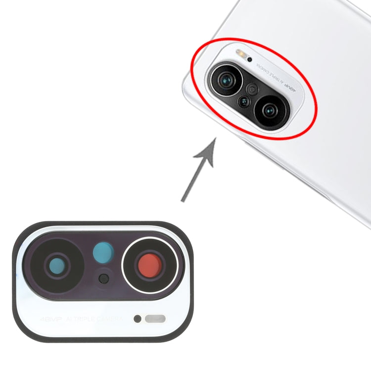 Camera Lens Cover for Xiaomi Redmi K40 (48MP) M2012K11AC (White) by buy2fix
