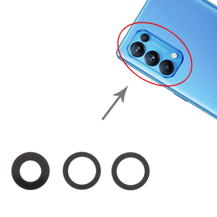 For OPPO Reno5 Pro 5G PDSM00 PDST00 CPH2201 10pcs Back Camera Lens by buy2fix