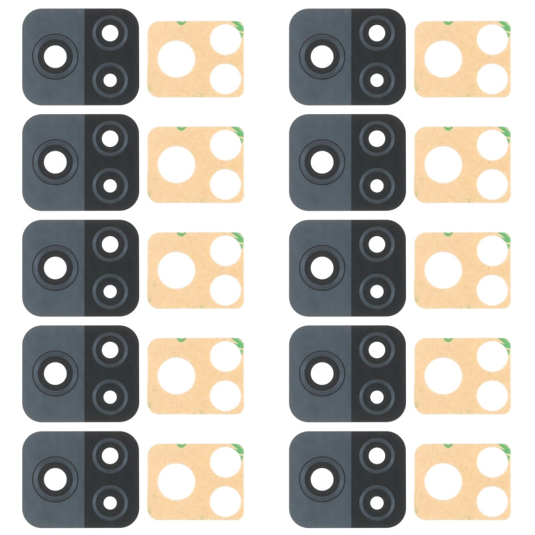 For Vivo iQOO U3 V2061A 10pcs Back Camera Lens - Camera Parts by buy2fix | Online Shopping UK | buy2fix