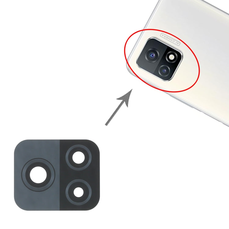 For Vivo iQOO U3 V2061A 10pcs Back Camera Lens - Camera Parts by buy2fix | Online Shopping UK | buy2fix