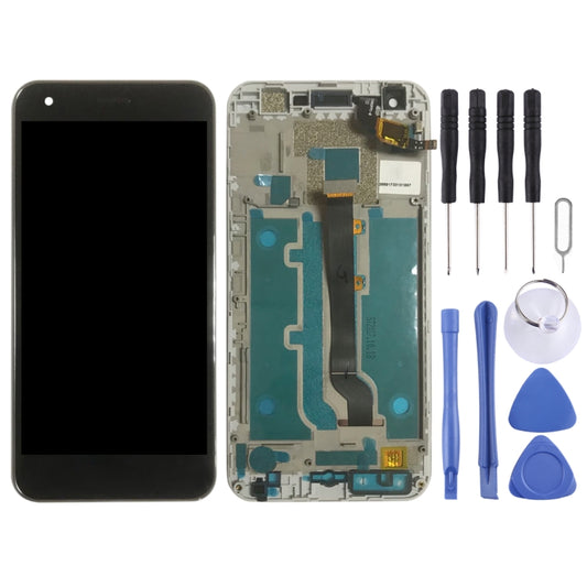 OEM LCD Screen for Vodafone Smart Ultra 6 VF-995N VF995N Digitizer Full Assembly with Frame(Black) by buy2fix