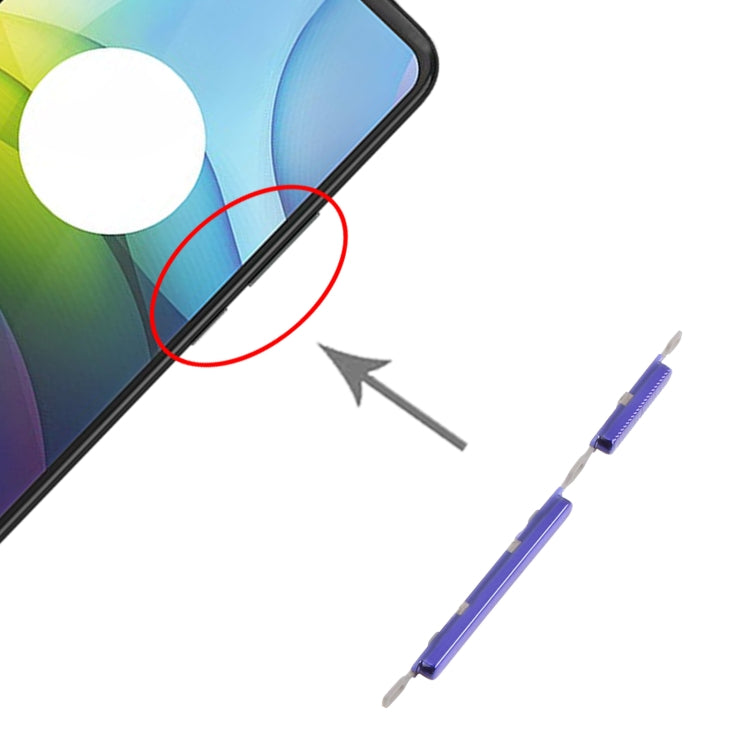 Power Button and Volume Control Button for Motorola Moto G9 Power (Purple) - Others by buy2fix | Online Shopping UK | buy2fix