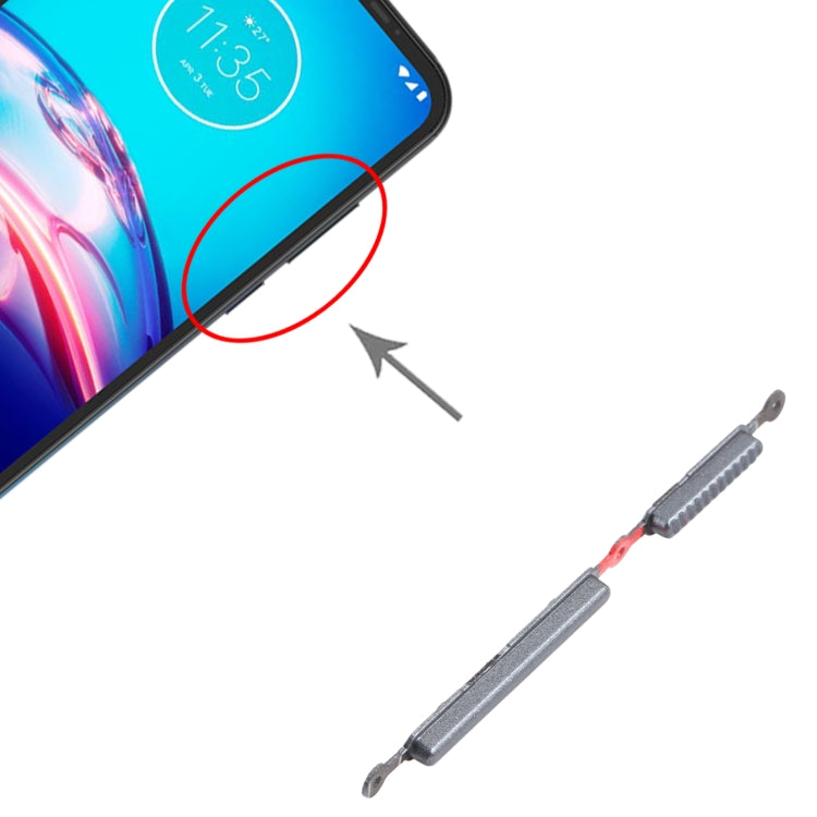 Power Button and Volume Control Button for Motorola Moto E6s (2020) (Black) - Others by buy2fix | Online Shopping UK | buy2fix