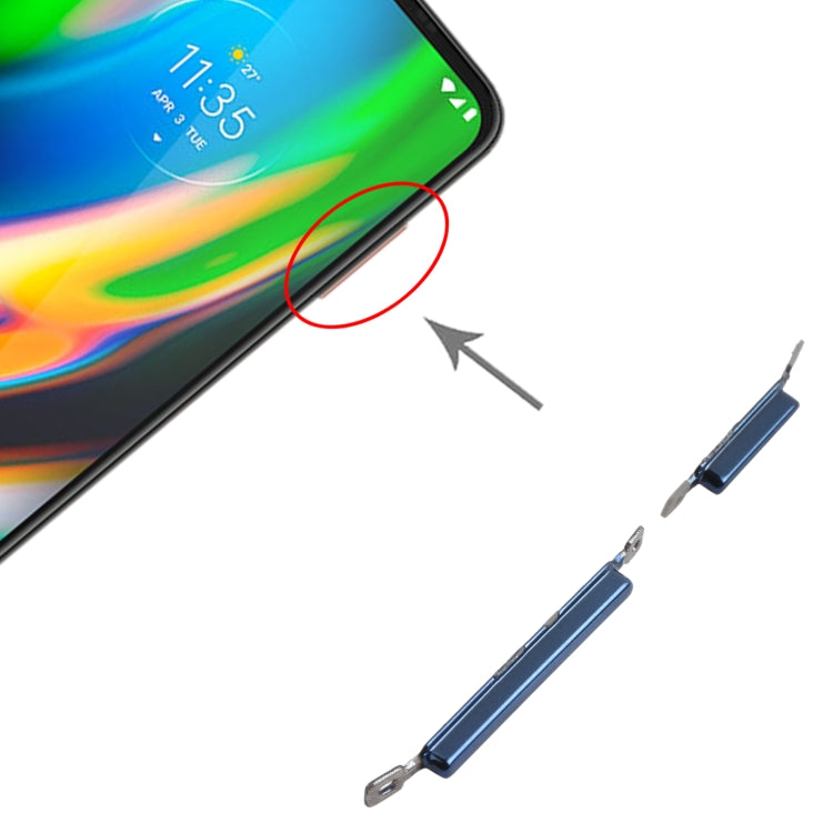 Power Button and Volume Control Button for Motorola Moto G9 Plus XT2087-1 (Black) - Others by buy2fix | Online Shopping UK | buy2fix