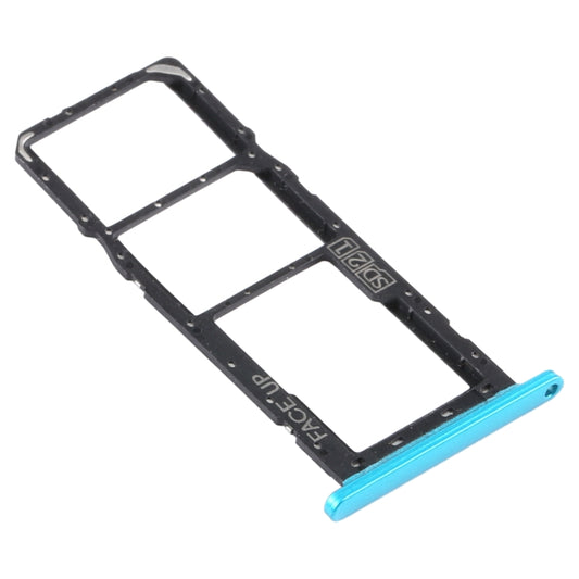 SIM Card Tray + SIM Card Tray + Micro SD Card Tray for Motorola Moto G8 Power Lite (Green) - Card Socket by buy2fix | Online Shopping UK | buy2fix