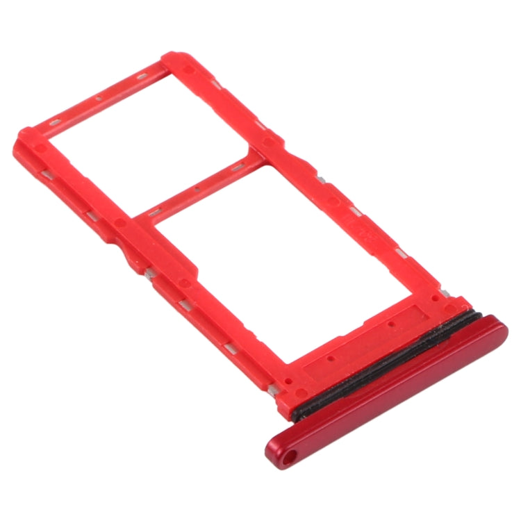 SIM Card Tray + Micro SD Card Tray for Motorola Moto G8 Play XT2015 XT2015-2 (Red) - Card Socket by buy2fix | Online Shopping UK | buy2fix