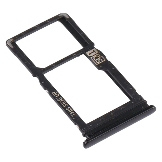 SIM Card Tray + Micro SD Card Tray for Motorola Moto G Power (Black) - Card Socket by buy2fix | Online Shopping UK | buy2fix