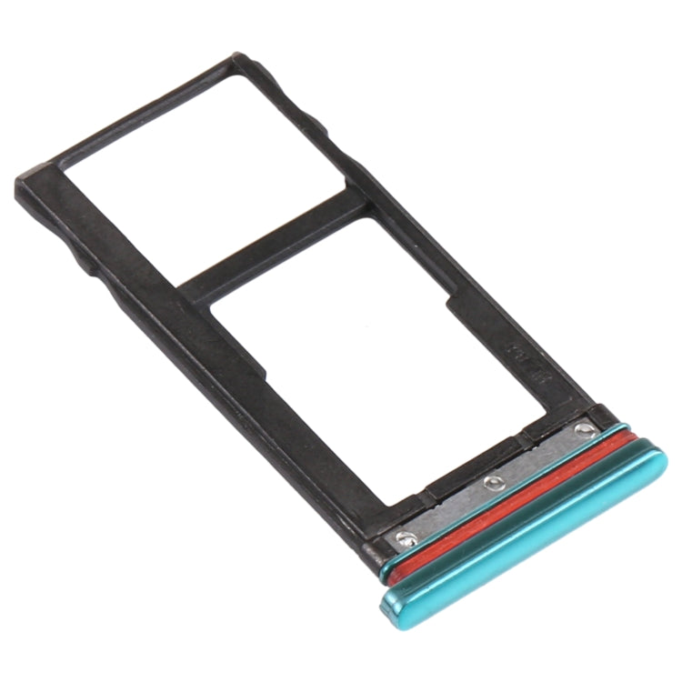 SIM Card Tray + Micro SD Card Tray for Motorola Moto One Action XT2013-1 XT2013-2 XT2013-4 (Green) - Card Socket by buy2fix | Online Shopping UK | buy2fix