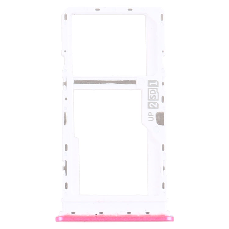 SIM Card Tray + SIM Card Tray / Micro SD Card Tray for Motorola Moto G10 XT2127-2 (Red) - Card Socket by buy2fix | Online Shopping UK | buy2fix