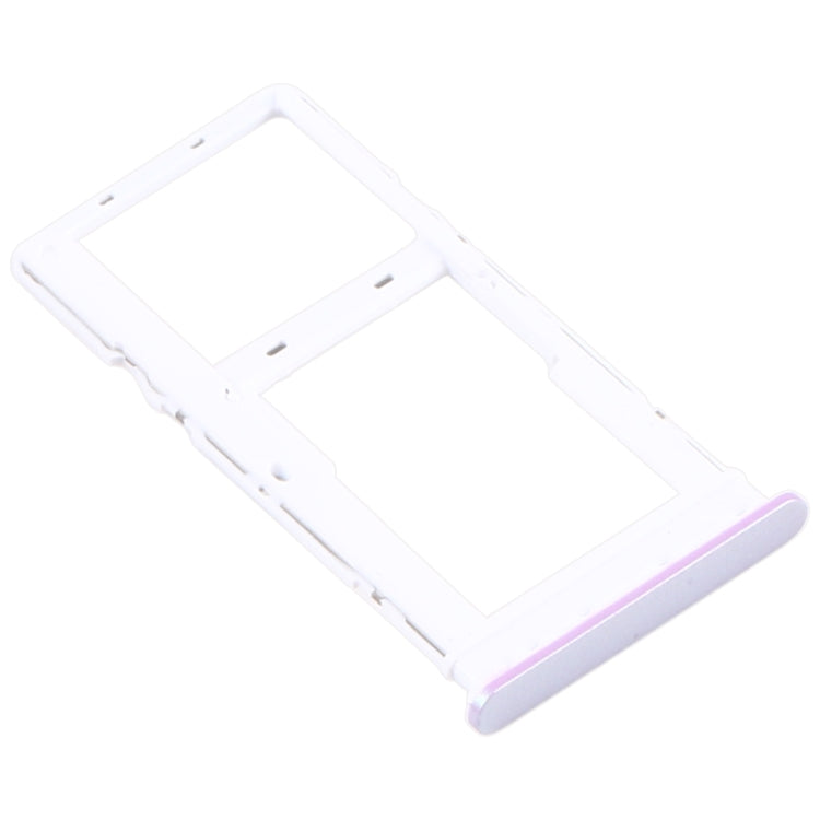 SIM Card Tray + SIM Card Tray / Micro SD Card Tray for Motorola Moto G10 XT2127-2 (Silver) - Card Socket by buy2fix | Online Shopping UK | buy2fix