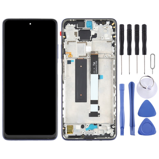 Original LCD Screen for Xiaomi Redmi Note 9 Pro 5G / Mi 10T Lite 5G M2007J17C M2007J17G Digitizer Full Assembly with Frame(Blue) - LCD Screen by buy2fix | Online Shopping UK | buy2fix