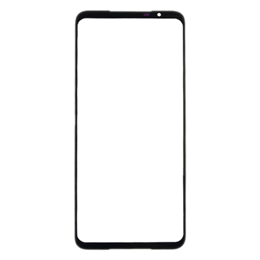 Front Screen Outer Glass Lens for Asus ROG Phone 5 ZS673KS I005DA(Black) - Outer Glass Lens by buy2fix | Online Shopping UK | buy2fix