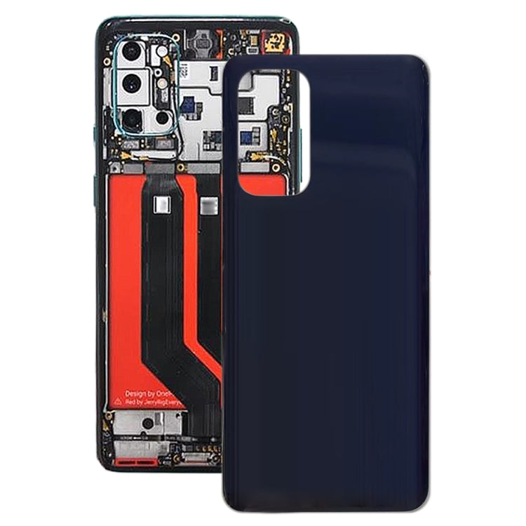 For OnePlus 9 Glass Battery Back Cover (Black) - Back Cover by buy2fix | Online Shopping UK | buy2fix