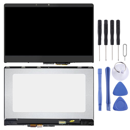 1920 x 1080 FHD OEM LCD Screen for Lenovo YOGA 710-14ISKIKB 5D10M14182 Digitizer Full Assembly with Frame (Black) - LCD Screen by buy2fix | Online Shopping UK | buy2fix