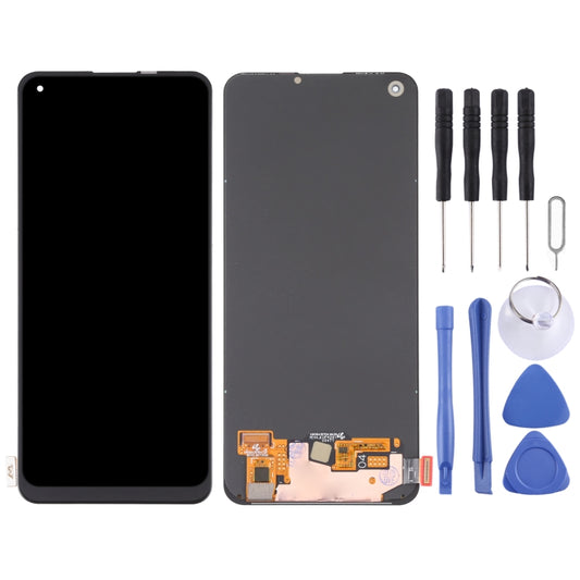 Original Super AMOLED Material LCD Screen and Digitizer Full Assembly for OPPO Realme V15 5G by buy2fix