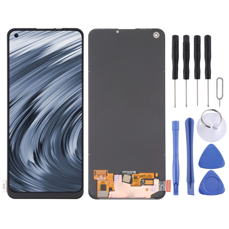 Original Super AMOLED Material LCD Screen and Digitizer Full Assembly for OPPO Realme V15 5G - LCD Screen by buy2fix | Online Shopping UK | buy2fix