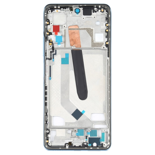 Original Front Housing LCD Frame Bezel Plate for Xiaomi Poco F3 M2012K11AG (Blue) by buy2fix