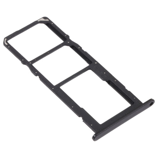 SIM Card Tray + SIM Card Tray + Micro SD Card Tray for Huawei Y7a (Black) by buy2fix