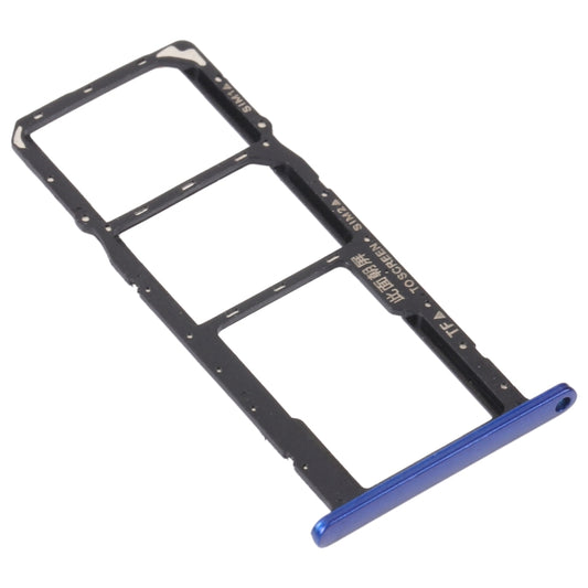 SIM Card Tray + SIM Card Tray + Micro SD Card Tray for Honor 8S 2020 (Blue) by buy2fix