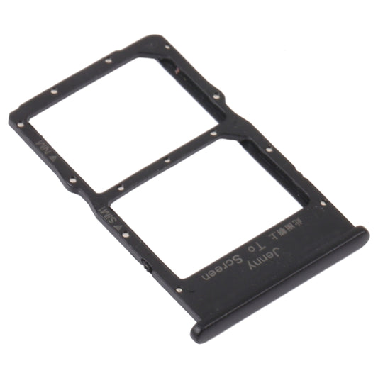 SIM Card Tray + NM Card Tray for Huawei Nova 7i (Black) by buy2fix