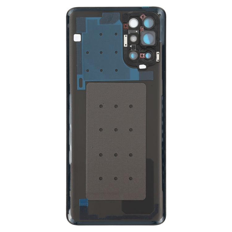 For OnePlus 9R Battery Back Cover With Camera Lens (Frosted Black) - Back Cover by buy2fix | Online Shopping UK | buy2fix