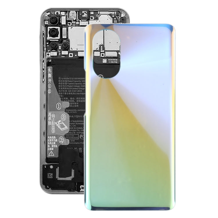 Battery Back Cover for Huawei Nova 8(Silver) - Back Cover by buy2fix | Online Shopping UK | buy2fix