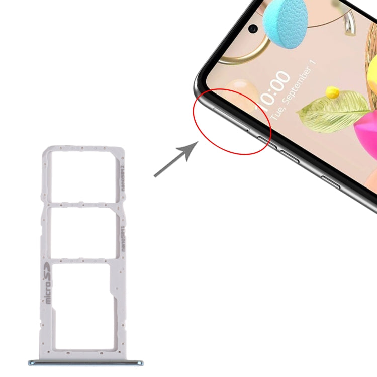 SIM Card Tray + SIM Card Tray + Micro SD Card Tray for LG K42 / K52 (Brazil) LMK420 LMK420H LMK420E LMK420Y(Green) by buy2fix