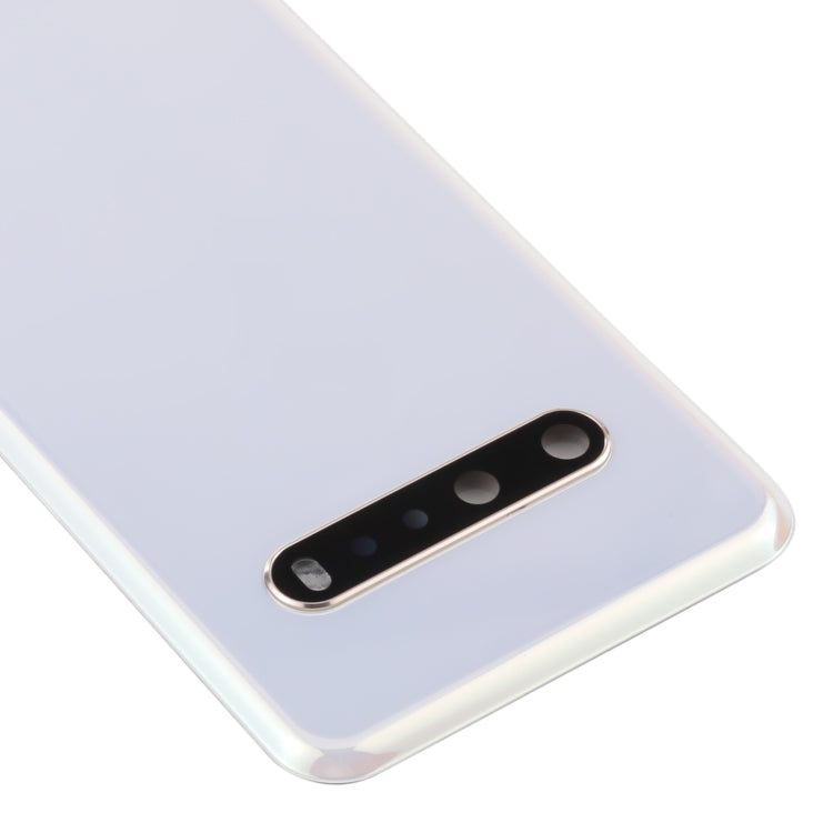 Original Back Battery Cover for LG V60 ThinQ 5G LM-V600(White) - For LG by buy2fix | Online Shopping UK | buy2fix