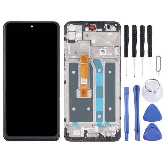 LCD Screen and Digitizer Full Assembly with Frame for LG K42 LMK420 LM-K420 LMK420H LM-K420H LMK420E LM-K420E LMK420Y LM-K420Y by buy2fix