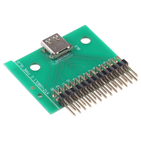 Double-sided Positive and Negative Type C Female Test Board USB 3.1 with PCB 24P Female Connector by buy2fix