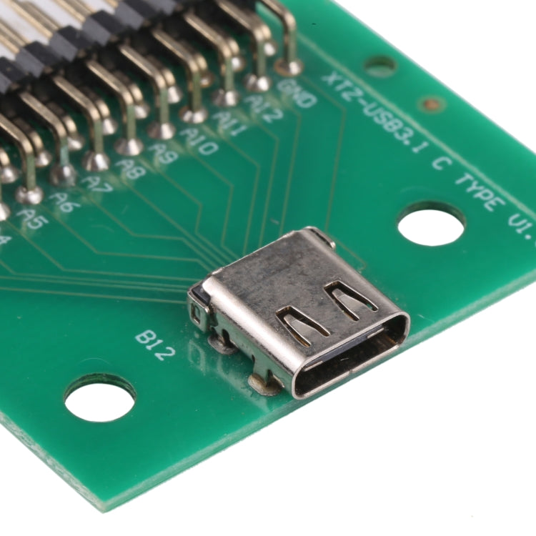 Double-sided Positive and Negative Type C Female Test Board USB 3.1 with PCB 24P Female Connector - Test Tools by buy2fix | Online Shopping UK | buy2fix