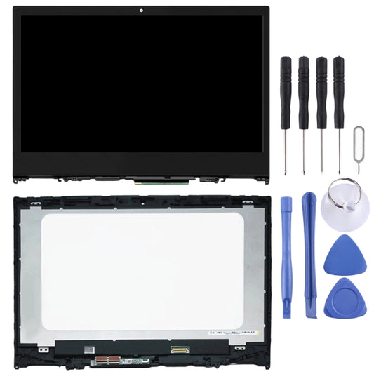 1920 x 1080px OEM LCD Screen for Lenovo Yoga 520-14IKB Digitizer Full Assembly With Frame (Black) by buy2fix
