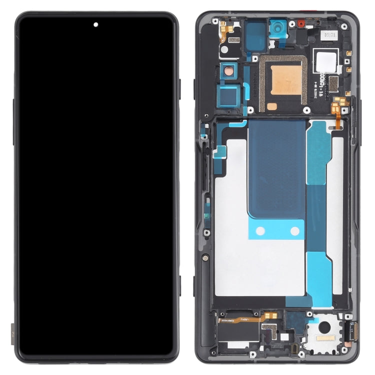 OLED LCD Screen for Xiaomi Redmi K40 Gaming M2012K10C M2104K10AC Digitizer Full Assembly With Frame(Grey) - LCD Screen by buy2fix | Online Shopping UK | buy2fix