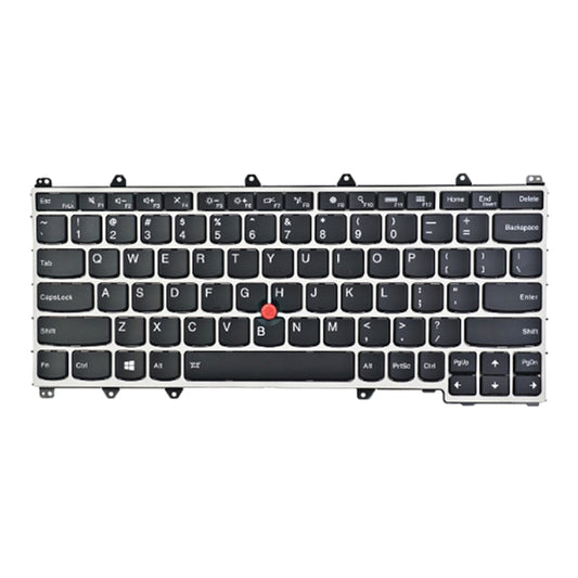 US Version Keyboard With Back Light for Lenovo Thinkpad Yoga 260 / Yoga 370 / X380(Silver) by buy2fix