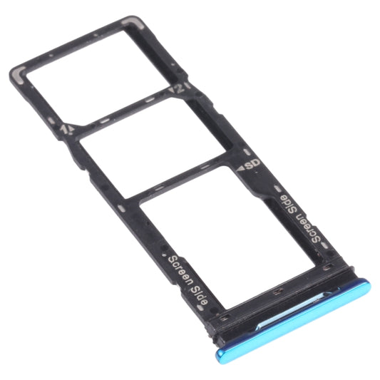 For infinix Note 8 X692 SIM Card Tray + SIM Card Tray + Micro SD Card Tray (Green) - Card Tray by buy2fix | Online Shopping UK | buy2fix