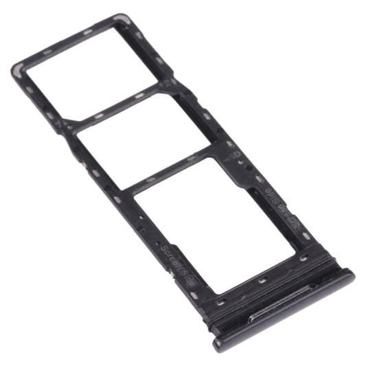 For infinix Smart 5 X657 X657C SIM Card Tray + SIM Card Tray + Micro SD Card Tray (Black) - Card Tray by buy2fix | Online Shopping UK | buy2fix