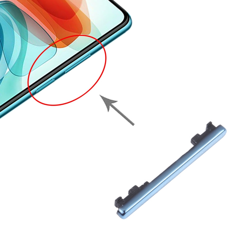 Volume Control Button for Xiaomi Redmi Note 10 Pro (India) / Redmi Note 10 Pro Max / Redmi Note 10 Pro M2101K6G M2101K6R M2101K6P M2101K6I(Blue) by buy2fix