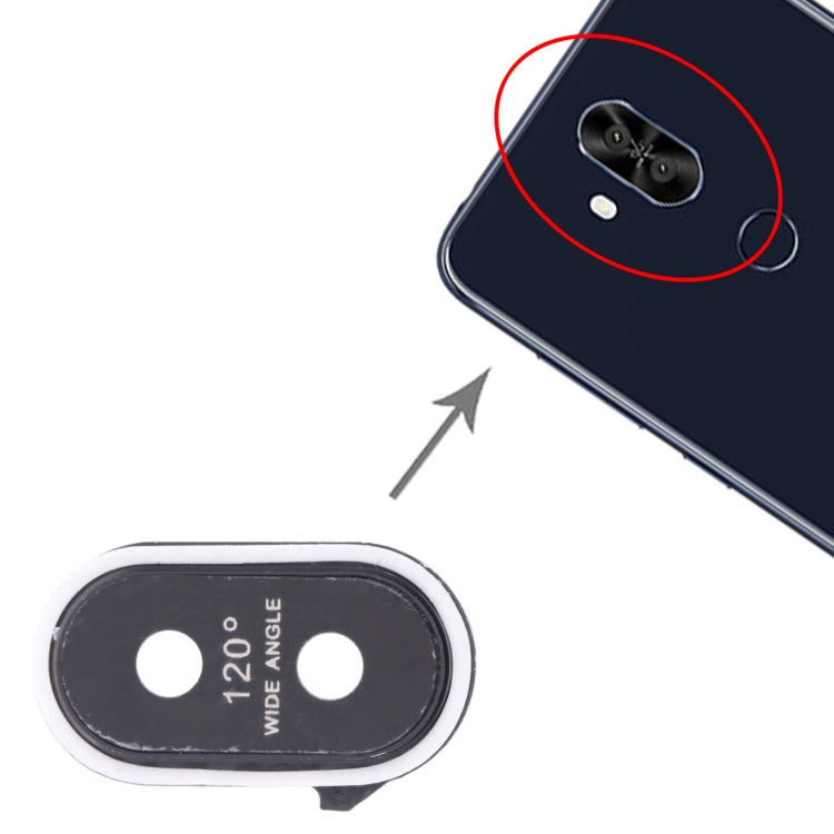 Camera Lens Cover for Asus Zenfone 5 Lite ZC600KL (Black) - Camera by buy2fix | Online Shopping UK | buy2fix