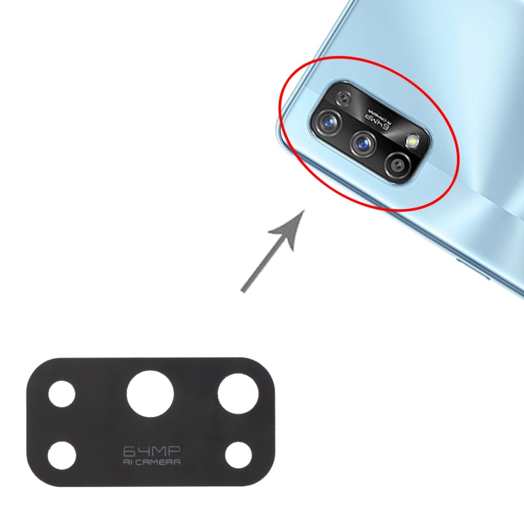 For OPPO Realme 7 Pro RMX2170 10pcs Back Camera Lens - Camera Series by buy2fix | Online Shopping UK | buy2fix