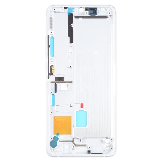 Front Housing LCD Frame Bezel Plate for Xiaomi Mi Note 10 Lite M2002F4LG, M1910F4G (White) by buy2fix