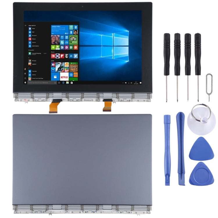 OEM LCD Screen for Lenovo YOGA Book YB1-X91 YB1-X91L YB1-X91F Digitizer Full Assembly with Frame(Grey) - LCD Screen by buy2fix | Online Shopping UK | buy2fix