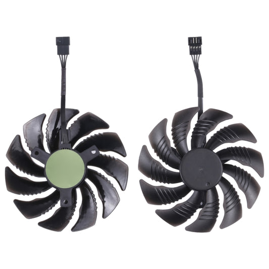 1 Pair 88MM 4 Pin Computer Graphics Card Cooling Fan For Gigabyte GeForce GTX1060 1070 GTX1050ti GTX960 RX570 RX470 - Fan Cooling by buy2fix | Online Shopping UK | buy2fix
