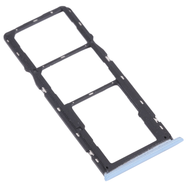 For OPPO Realme C11 (2021) RMX3231 SIM Card Tray + SIM Card Tray + Micro SD Card Tray (Blue) - Card Tray by buy2fix | Online Shopping UK | buy2fix