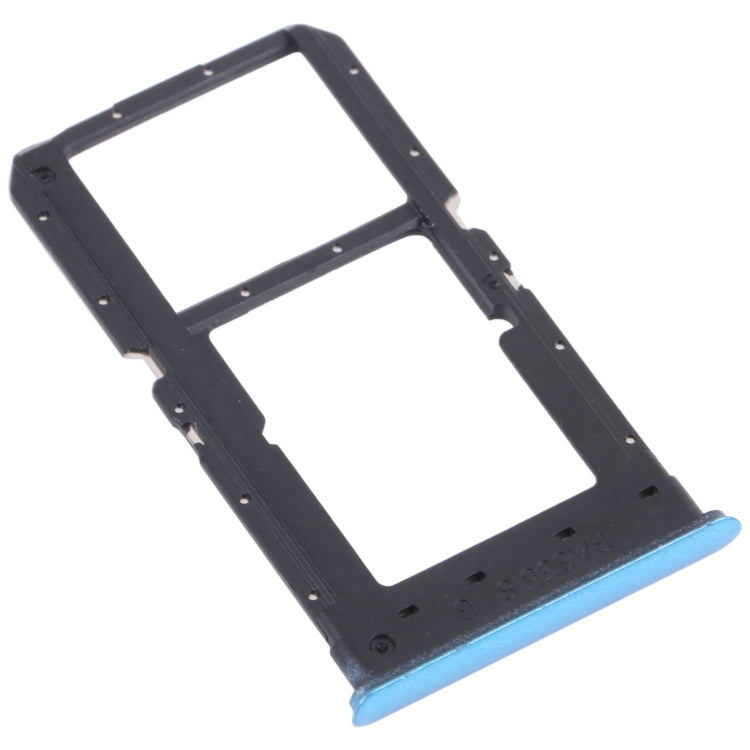 For OPPO Realme V5 5G SIM Card Tray + SIM Card Tray / Micro SD Card Tray (Blue) - Card Tray by buy2fix | Online Shopping UK | buy2fix