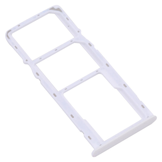For OPPO Realme 6i / Realme Narzo 10 SIM Card Tray + SIM Card Tray + Micro SD Card Tray (White) by buy2fix
